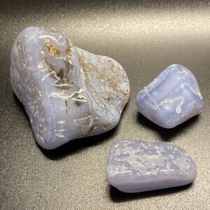Blue Lace Agate Tumbled Crystals